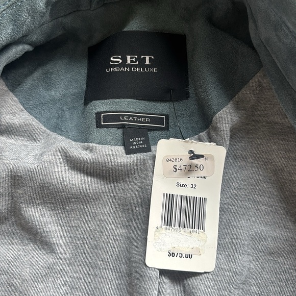 NWT Women’s Set Urban Deluxe Leather Jacket - Picture 8 of 8